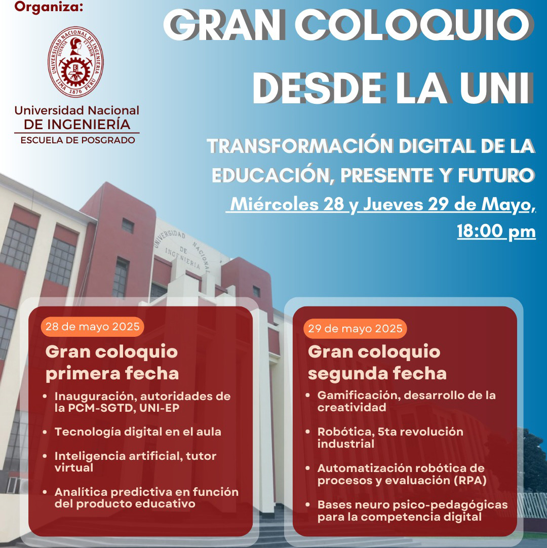 Coloquios desde la UNI